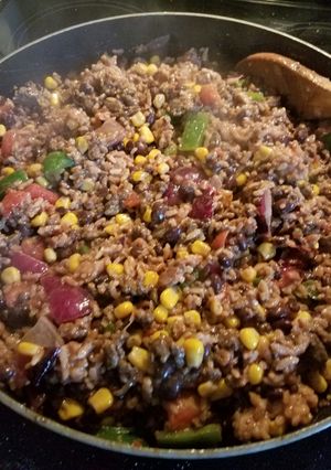 A picture of Dirty Rice (Mexican Style).