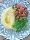 ※ Polenta crémeuse légumes d'été grillés et roquette ※
