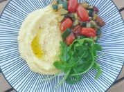 Une photo de polenta crémeuse