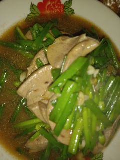 รูปของ ผัดดอกหอมใส่ตับ