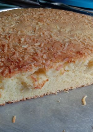 Foto resep Bolu tape panggang. Hanya 2 Telur. Versi oven Tangkring