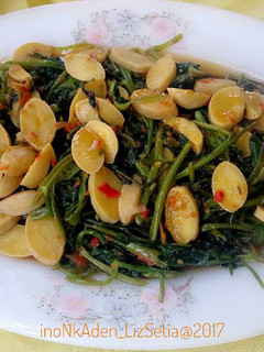 Foto resep Tumis kangkung balado jengkol