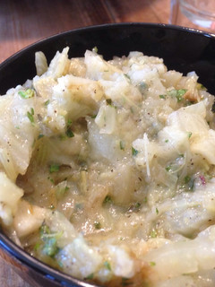 A picture of Fennel and oregano relish.