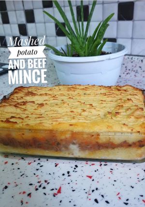 Foto resep Mashed potato and beef mince