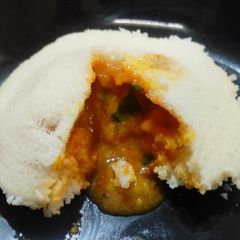 A picture of Lava Idli.