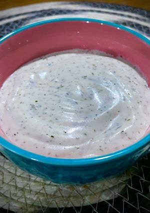 Una foto de Salsa de yogurt para ensaladas 🥗