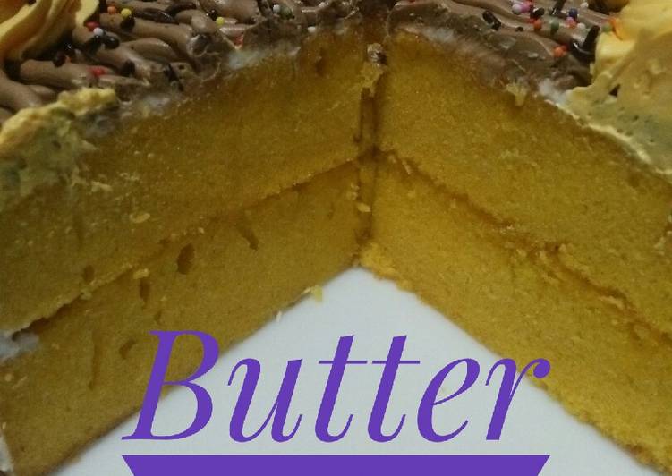 Resep Butter cake 8 telur, Enak Banget