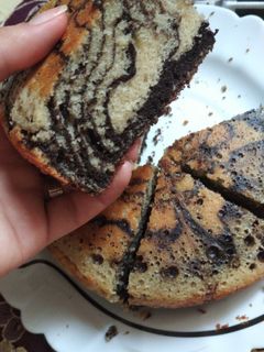 عکسی از دستور کیک زبرا