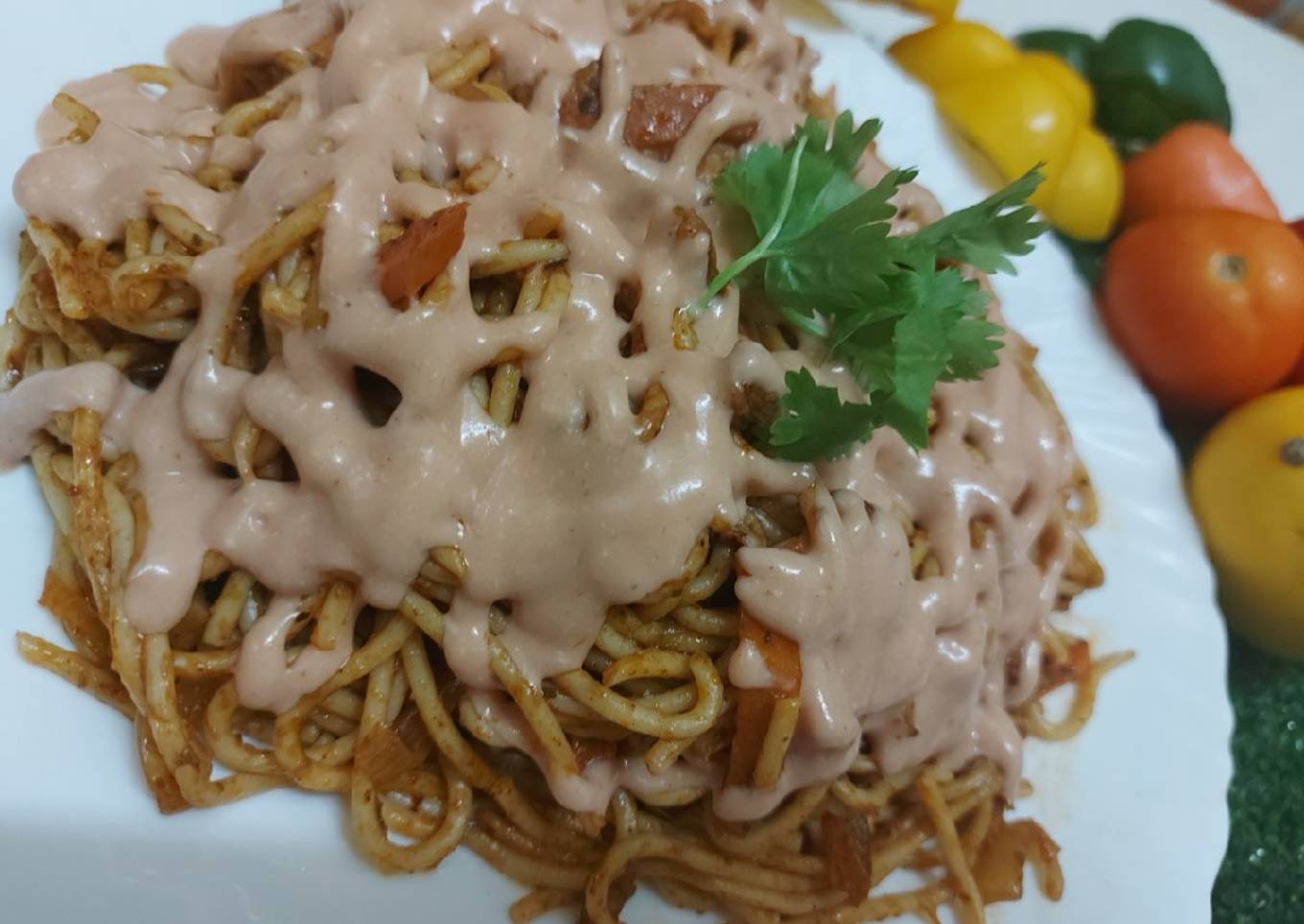 Spicy Bbq Spaghetti