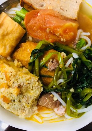 Hình của món Canh bún.