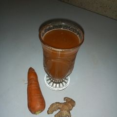 A picture of Carrot and ginger juice.