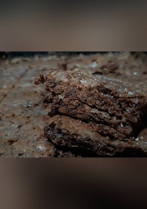 Una foto de Brownies caseros