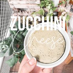 A picture of “Fake” Cheese from Zucchini? Delicious Zucchini Cheese [Recipe].