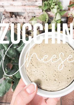 A picture of “Fake” Cheese from Zucchini? Delicious Zucchini Cheese [Recipe].