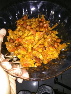 Foto resep Balado tempe teri kacang