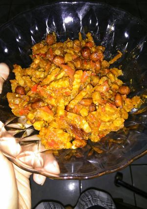 Foto resep Balado tempe teri kacang