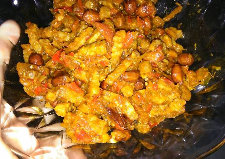 Resep: Untuk Mencoba Di RumahBalado tempe teri kacang