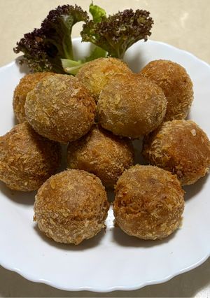 芋頭丸子（蛋奶素） 的食譜成品照片