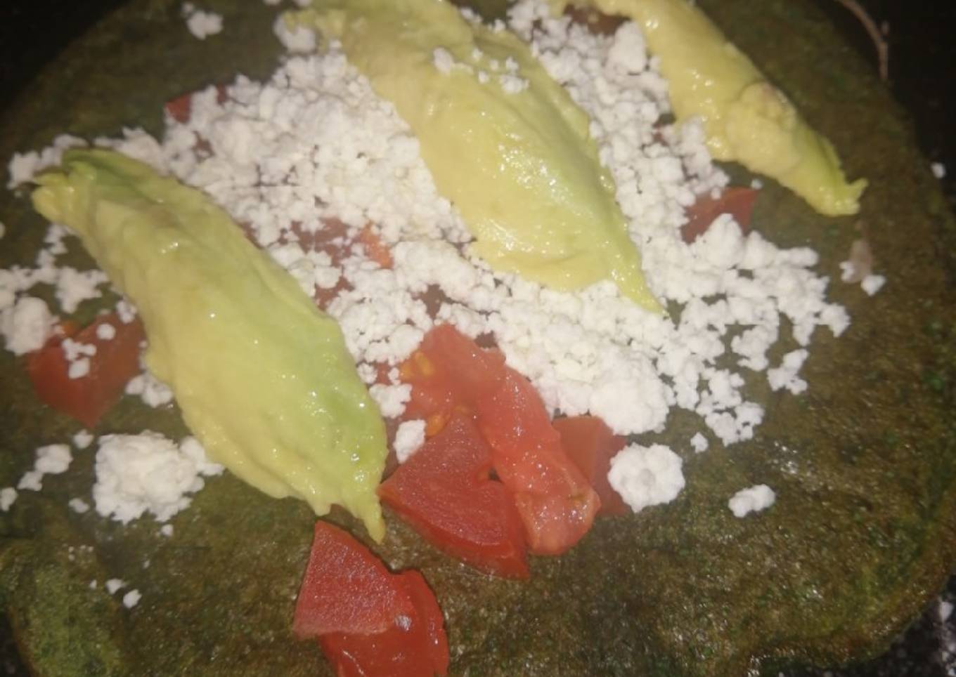 Tortilla verde de huevo 🥬🥚