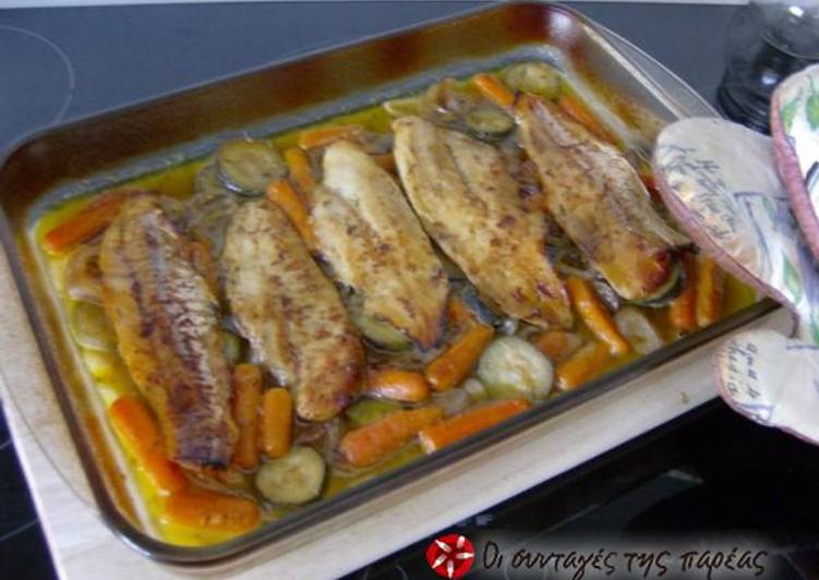 Recipe of Homemade Cod fillet with wine, honey, mustard and thyme
