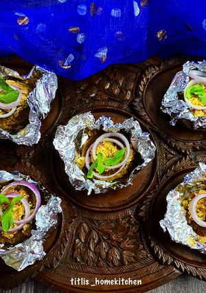A picture of Jahangiri Foil Kabab.
