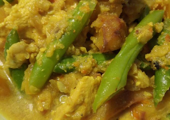 Resep Ayam kentang buncis masak santan, Sempurna