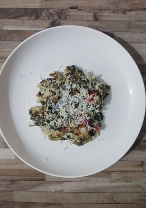 Foto resep Omelet Bayam Tahu