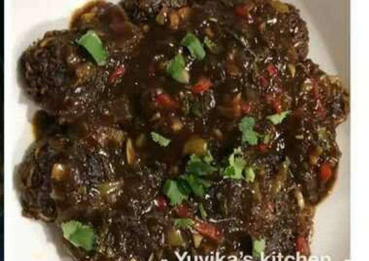 Recipe of Perfect Noodle Disc Manchurian