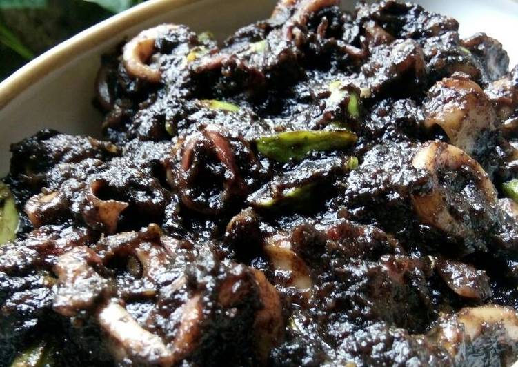 Oseng Pedas Cumi Pete 🐙 bumbu sambal