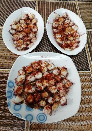 Una foto de Pulpo a la gallega