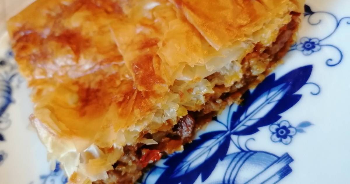 Тесто фило рецепты с мясом в духовке