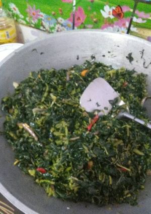 Foto resep Oseng daun pepaya tidak pahit