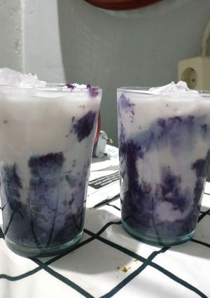 Foto resep Minuman Viral Ubi Ungu