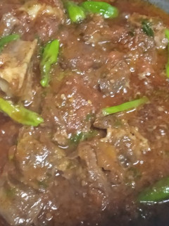 A picture of Mutton Karahi.