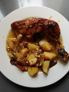 Una foto de Asado de pollo