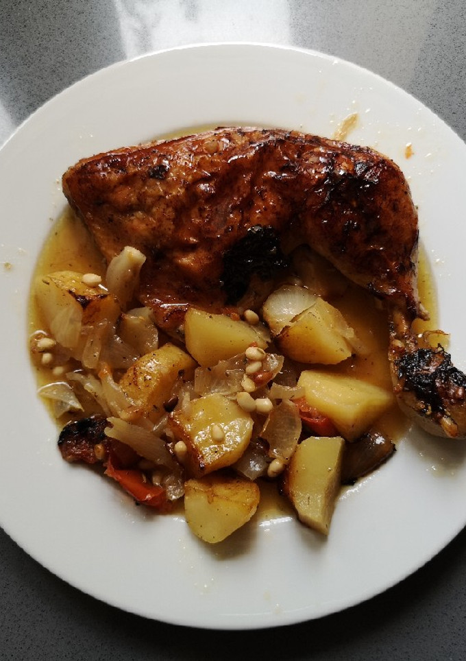 Una foto de Asado de pollo