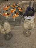 Salmone marinato al gin Mare, affumicato a freddo e spuma di burrata