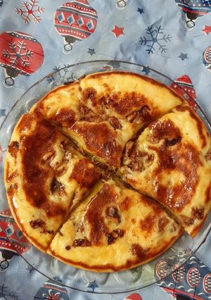 عکسی از دستور خاگینه خوشمزه برای صبحانه