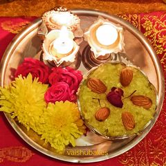 A picture of Navratri Special Mixed fruit Falahari Halwa.