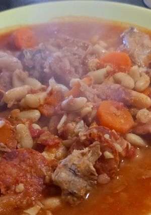 Foto de Feijoada de coelho