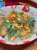 Canh bí nấu tôm thịt