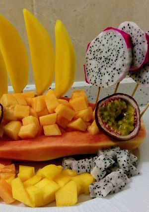 Una foto de Kebenit de frutas (barco egipcio)