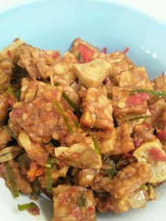 Foto resep Orek / Kering Tempe Tahu Pedas