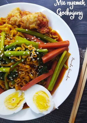 Foto resep Mie Nyemek Saus Gochujang (Anti ribet)