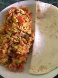 Egg Discada with Cold Cuts (Huevos a la Tortillero)