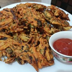 A picture of Palak k pakory.