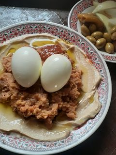 صورة لوصفة فول 🌹☘