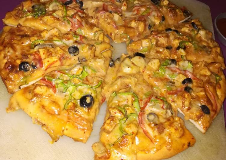 Recipe of Perfect Chicken Fajita Pizza