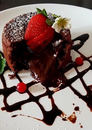 O poză a rețetei Lava Cake.