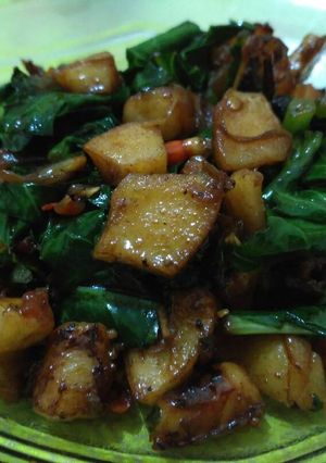 Foto resep Cumi asam manis baby kailan